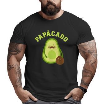 Mens Papá Papácado Avocado Lovers Big and Tall Men T-shirt | Mazezy