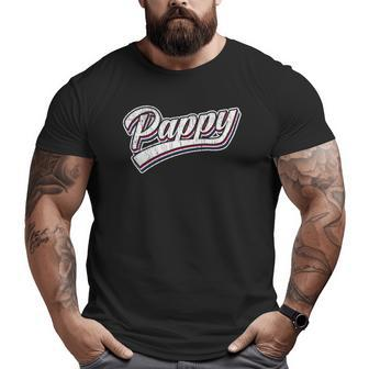 Mens Patriotic Pappy For Grandpa Called Pappy Big and Tall Men T-shirt | Mazezy