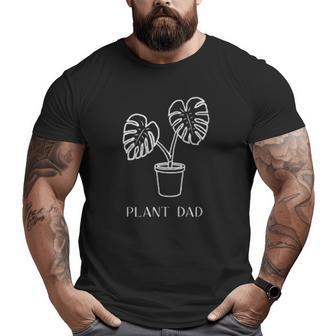 Mens Plant Lover Graphic Pocket Tee Monstera Houseplant Dad Big and Tall Men T-shirt | Mazezy