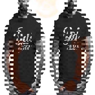 Mens Pocket Dad Est 2022 Father's Day Promoted To Daddy Big and Tall Men T-shirt | Mazezy