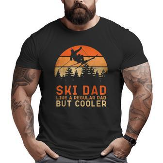 Mens Ski Dad Ski Skiing Outfit Big and Tall Men T-shirt | Mazezy