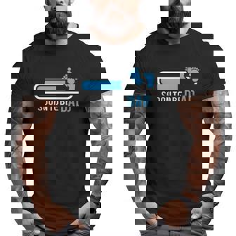 Mens Soon To Be Dad Of A Baby Boy Baby Shower Big and Tall Men T-shirt | Mazezy