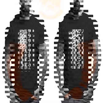 Mens Step Dad Best Bonus Dad Ever Flag For Stepdad Big and Tall Men T-shirt | Mazezy