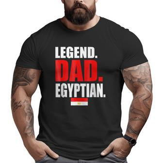 Mens Storecastle Legend Dad Egyptian Egypt Flag Gifsthirt Big and Tall Men T-shirt | Mazezy UK