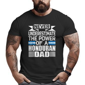 Mens Storecastle The Power Of A Honduran Dad Big and Tall Men T-shirt | Mazezy