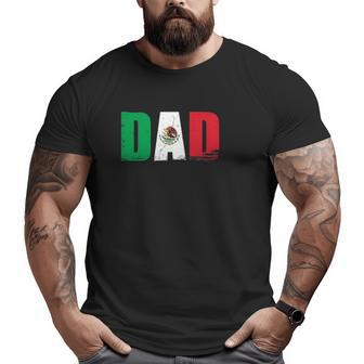 Mexican Dad Fathers Day Cinco De Mayo Dad Outfit Big and Tall Men T-shirt | Mazezy