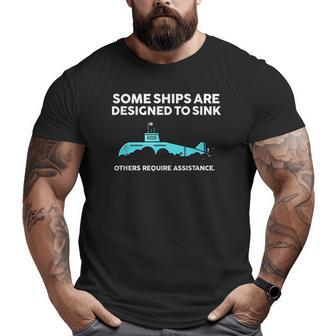 Military Submarine Veteran Us Submarine Sink Big and Tall Men T-shirt | Mazezy