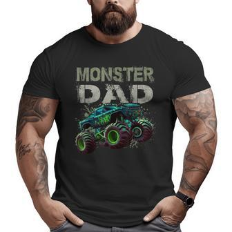 Monster Truck Dad Family Matching Monster Truck Lovers Big and Tall Men T-shirt | Mazezy