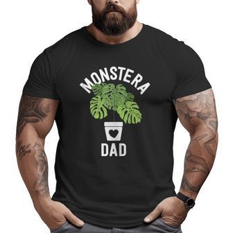 Monstera Dad Plant Dad Plant Daddy Fathers Day Big and Tall Men T-shirt | Mazezy