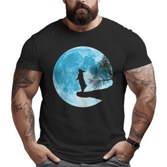 Moon Bunny Big and Tall Men T-shirt | Mazezy