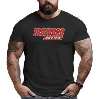 Motocross Moto Dad Racing Father's Day Big and Tall Men T-shirt | Mazezy
