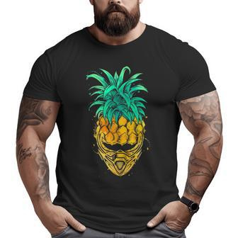 Mx Dirt Bike Pineapple Helmet Big and Tall Men T-shirt | Mazezy