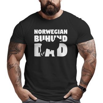 Norwegian Buhund For Dog Father Norwegian Buhund Dad Big and Tall Men T-shirt | Mazezy AU
