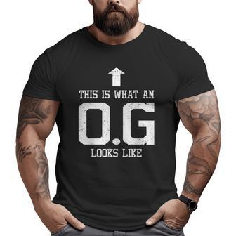 Og Original Gangstergift For Dad Grandpa Uncle Big and Tall Men T-shirt | Mazezy