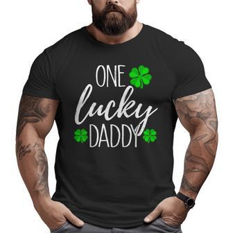 One Lucky Dad Matching St Patricks Day T Shirt Big and Tall Men T-shirt | Mazezy CA