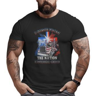 I Come From One Nation Under God Big and Tall Men T-shirt | Mazezy