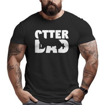 Otter Dad Otter Lover For Father Pet Animal Big and Tall Men T-shirt | Mazezy