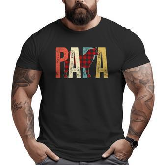 Papa American Akita For American Akita Dog Lovers Big and Tall Men T-shirt | Mazezy