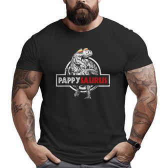 Pappysaurus Father's Day rex Daddy Saurus Big and Tall Men T-shirt | Mazezy