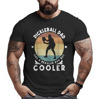 Pickle Ball Player Father Paddleball Player Pickleball Dad Big and Tall Men T-shirt | Mazezy