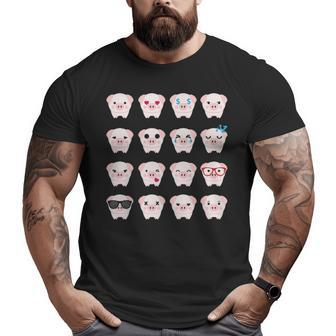 Many Pig Face Emotions Cute Pig Lover Big and Tall Men T-shirt | Mazezy