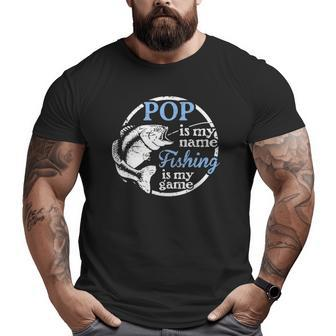 Pop Fishing Fishing Is My Game Big and Tall Men T-shirt | Mazezy