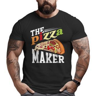 Pregnancy The Pizza Maker Dad Matching Father To Be Big and Tall Men T-shirt | Mazezy UK