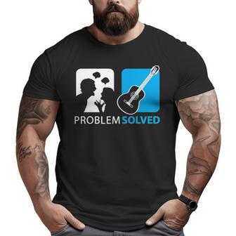 Problem Guitar Big and Tall Men T-shirt | Mazezy DE