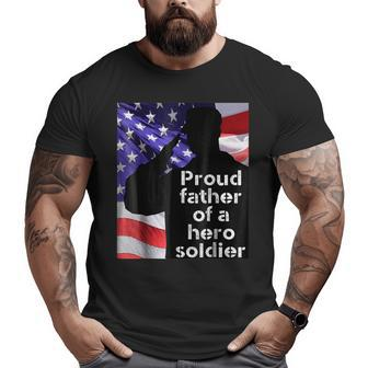 Proud Army Dad Best Military For Dad Big and Tall Men T-shirt | Mazezy