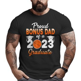Proud Dad Of A 2023 Graduate Basketball Senior 23 Big and Tall Men T-shirt | Mazezy