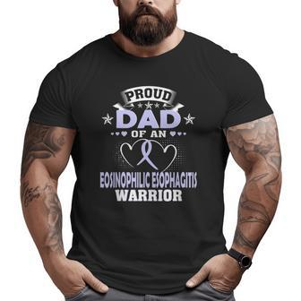 Proud Dad Of An Eosinophilic Esophagitis Warrior Big and Tall Men T-shirt | Mazezy