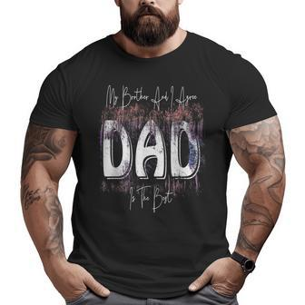 Proud Dad Of Twins Dad Is The Best Father Day From Son Big and Tall Men T-shirt | Mazezy