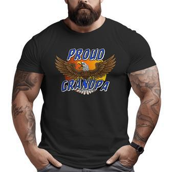 Proud Grandpa For Men Novelty Classic Big and Tall Men T-shirt | Mazezy