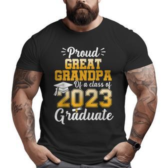 Proud Great Grandpa Of A Class Of 2023 Graduate Senior Big and Tall Men T-shirt | Mazezy DE
