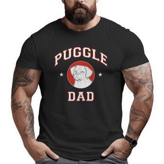 Puggle Dad Puggle Owner Big and Tall Men T-shirt | Mazezy