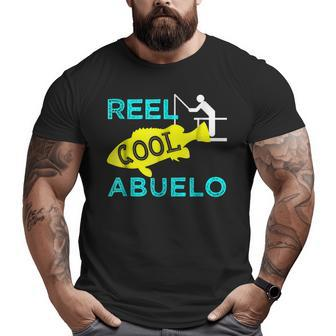 Reel Cool Abuelo T Fisherman Fathers Day Big and Tall Men T-shirt | Mazezy AU