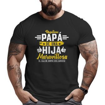 Regalo Para Papa De Una Hija Maravillosa Regalos Para Hombre Big and Tall Men T-shirt | Mazezy