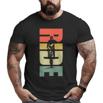 Ride Dirt Bike Motocross Apparel Motocross Dirt Bike Big and Tall Men T-shirt | Mazezy