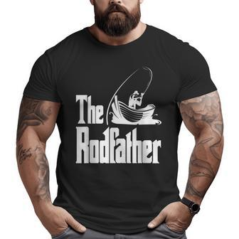 The Rodfather Dad Fishing Gear Christmas Big and Tall Men T-shirt | Mazezy