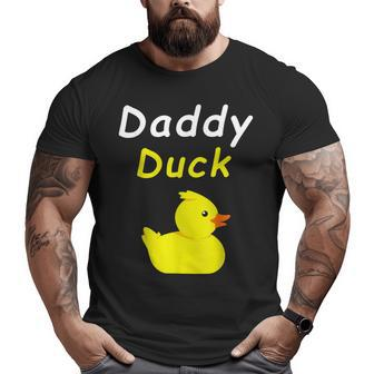Rubber Duck Dad Daddy Duck Duck Lovers Big and Tall Men T-shirt | Mazezy