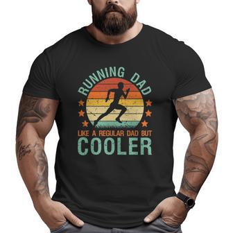 Running Dad Marathon Runner Jogger Father's Day Big and Tall Men T-shirt | Mazezy
