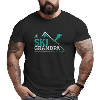 Ski Grandpa Big and Tall Men T-shirt | Mazezy