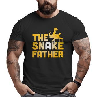 The Snake Father Reptile Owner Big and Tall Men T-shirt | Mazezy