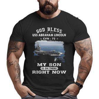 My Son Is Uss Abraham Lincoln Cvn Big and Tall Men T-shirt | Mazezy