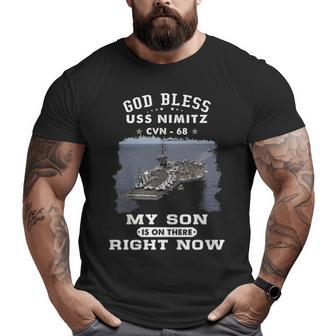 My Son Is Uss Nimitz Cvn Big and Tall Men T-shirt | Mazezy