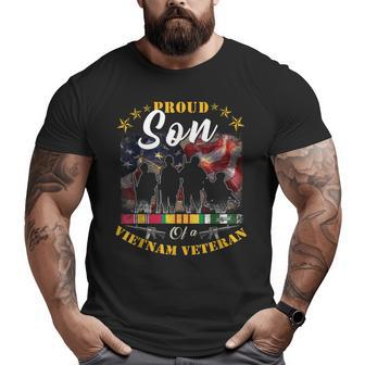 Son Of A Vietnam Veteran I'm Proud My Dad Big and Tall Men T-shirt | Mazezy