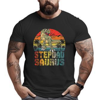 Stepdadsaurusrex Dinosaur Stepdad Saurus Family Matching Big and Tall Men T-shirt | Mazezy CA