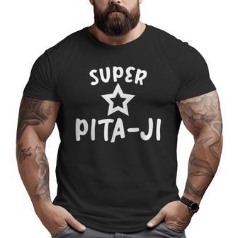 Super Pita-Ji Hindi Dad For Men Big and Tall Men T-shirt | Mazezy