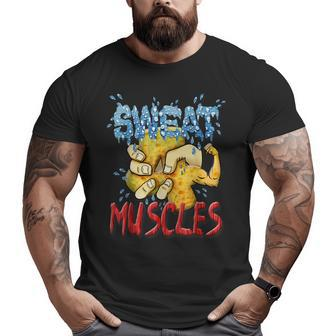 Sweat 4 Muscles Big and Tall Men T-shirt | Mazezy