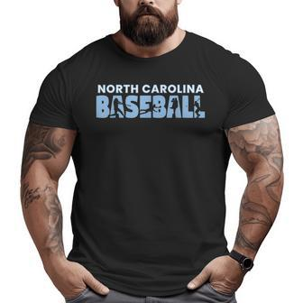 The Tarheel State Souvenir Sport Dad North Carolina Baseball Big and Tall Men T-shirt | Mazezy